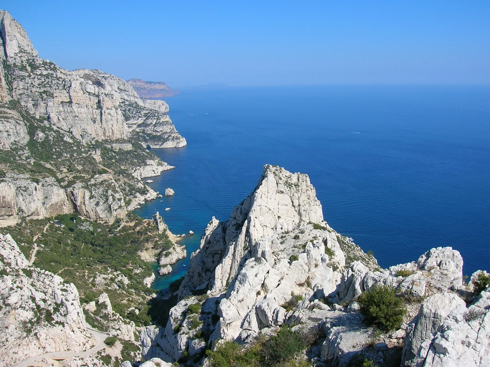 Vue des Calanques de Marseille